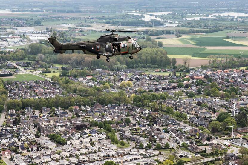 Helikopter zoeken ruimte