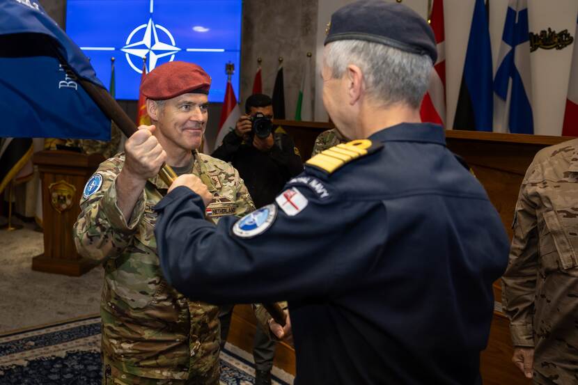 Een commando-overdracht.