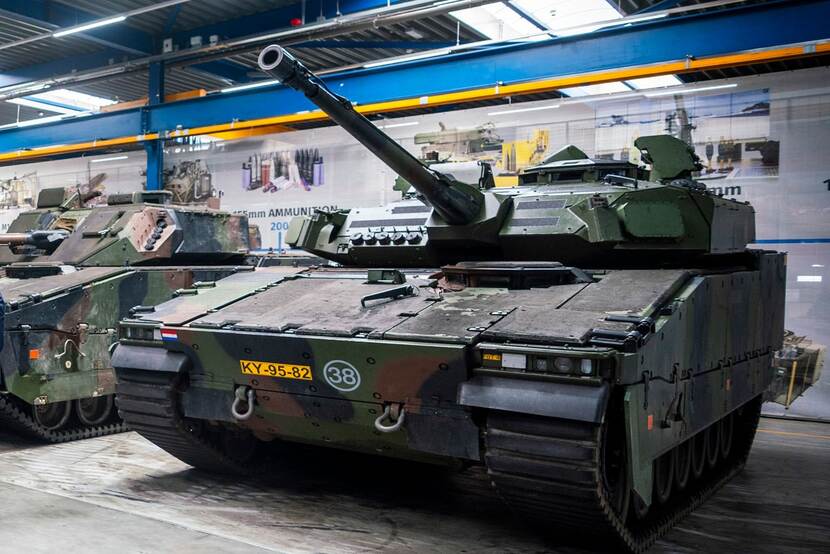 Een infanteriegevechtsvoertuig.