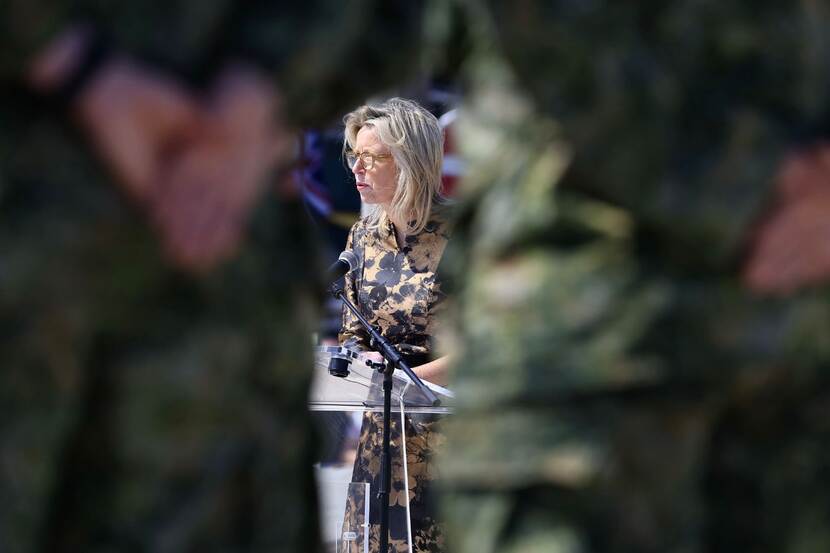 Minister van Defensie Kajsa Ollongren.
