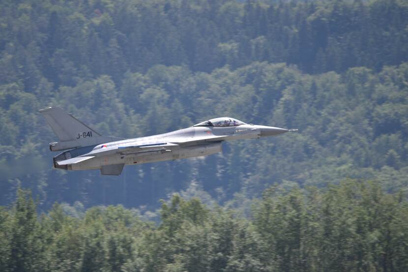 Een F-16 van Nederland.
