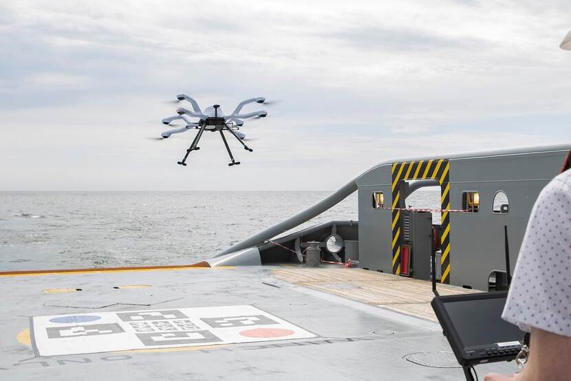 Een maritieme drone.