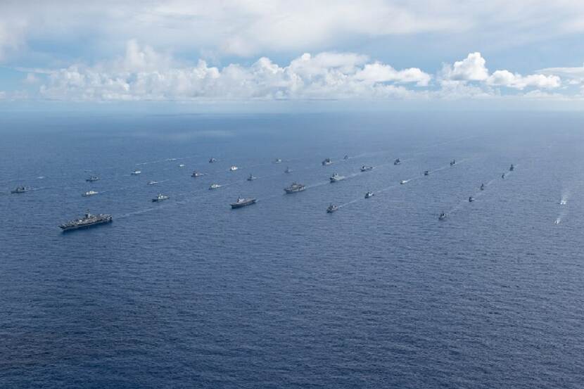 Archive photo of early Rimpac.