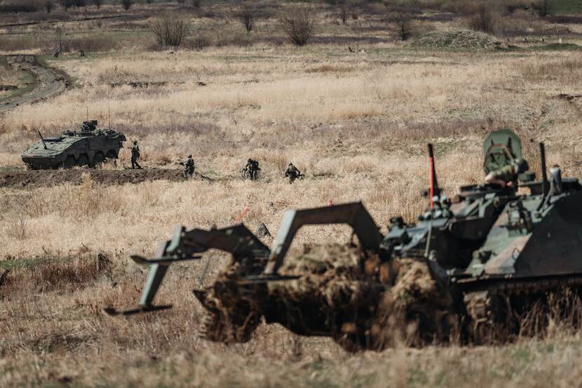 Militaire voertuigen.