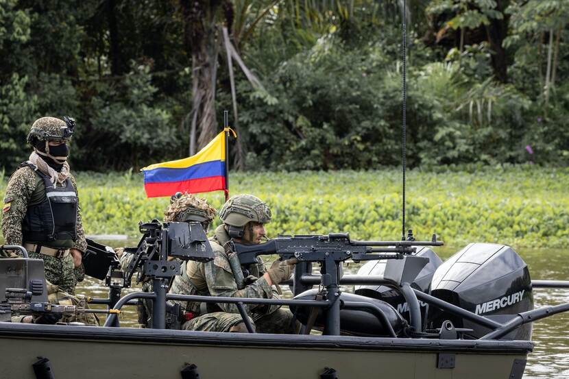 Mariniers in Colombia.