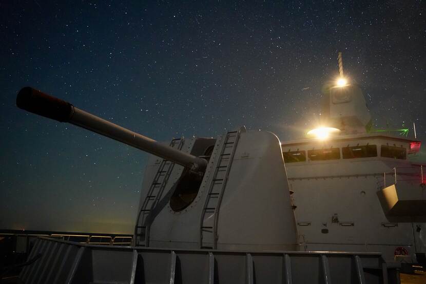 Kabine van een marineschip.