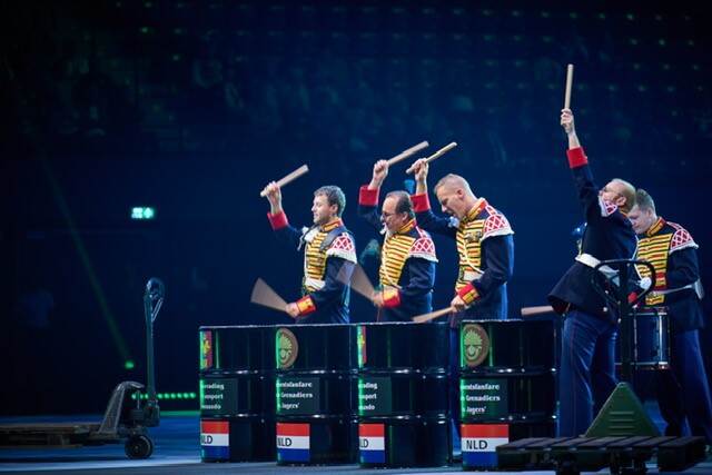 Militaire slagmusici.