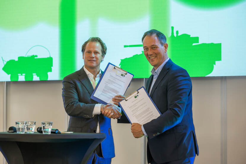 Presentatie van een intentieverklaring