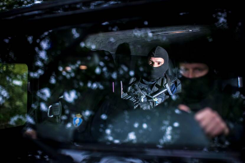 Training marechaussee op Maaldrift