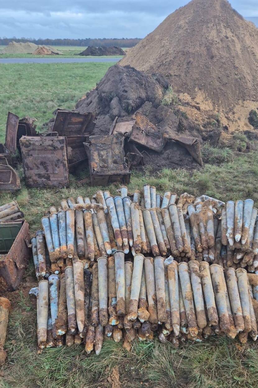 Gevonden munitie in Deelen.