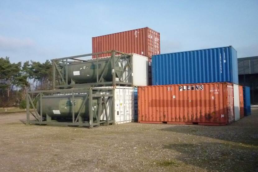 Containers.