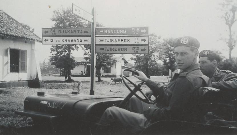 Nederlandse militairen in Indonesië. Archieffoto: ministerie van Defensie.