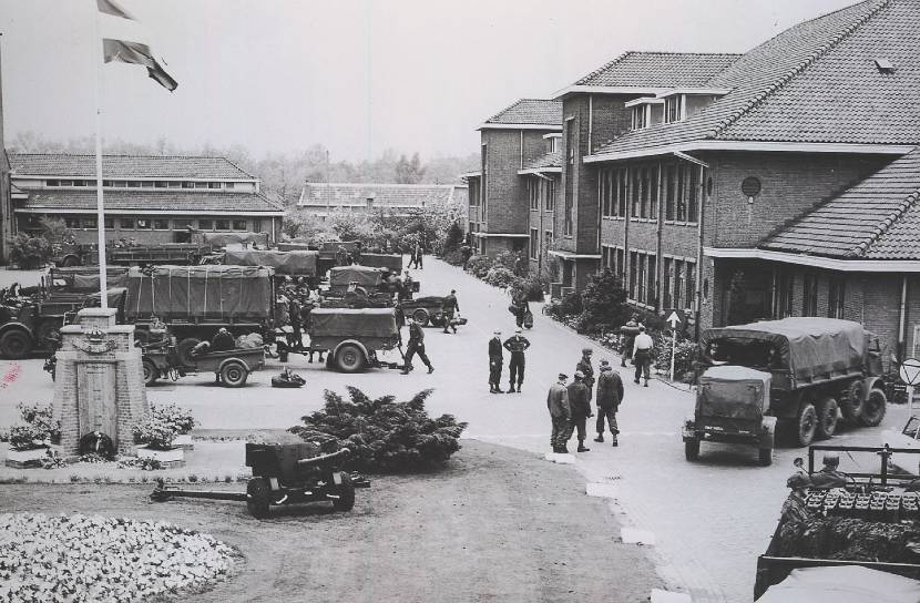 Westenbergkazerne in Schalkhaar. Archieffoto: ministerie van Defensie.