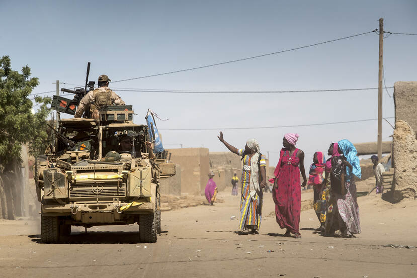 Patrouille in Mali.