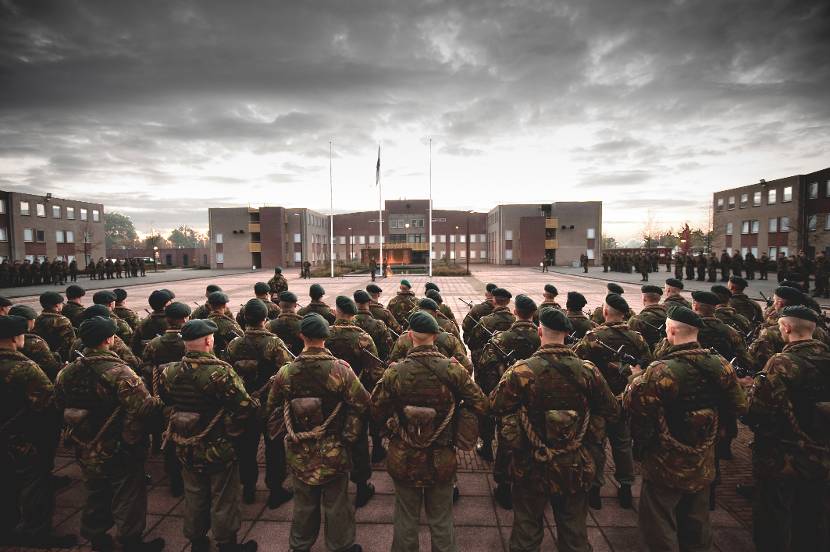 Kazerne Korps Commandotroepen in Roosendaal.
