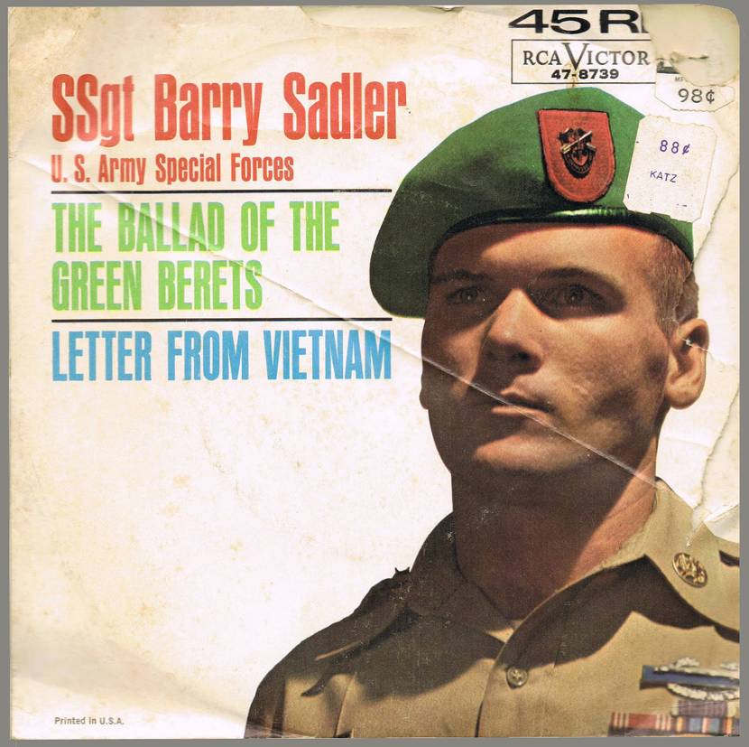 Hoes single 'The ballad of the green berets'