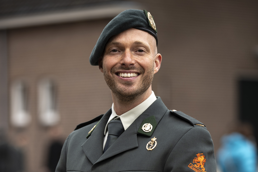 Portretfoto van een militair.