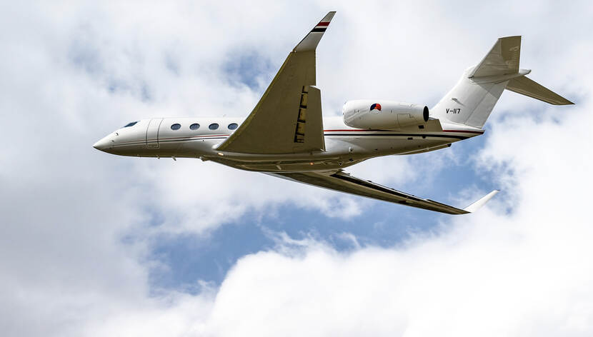 Gulfstream vliegtuig.