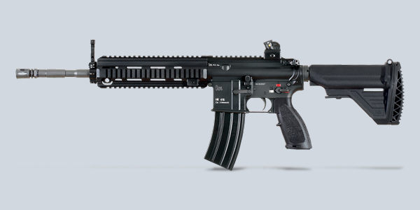 Linkerzijaanzicht HK416 368 mm (14,5 inch).