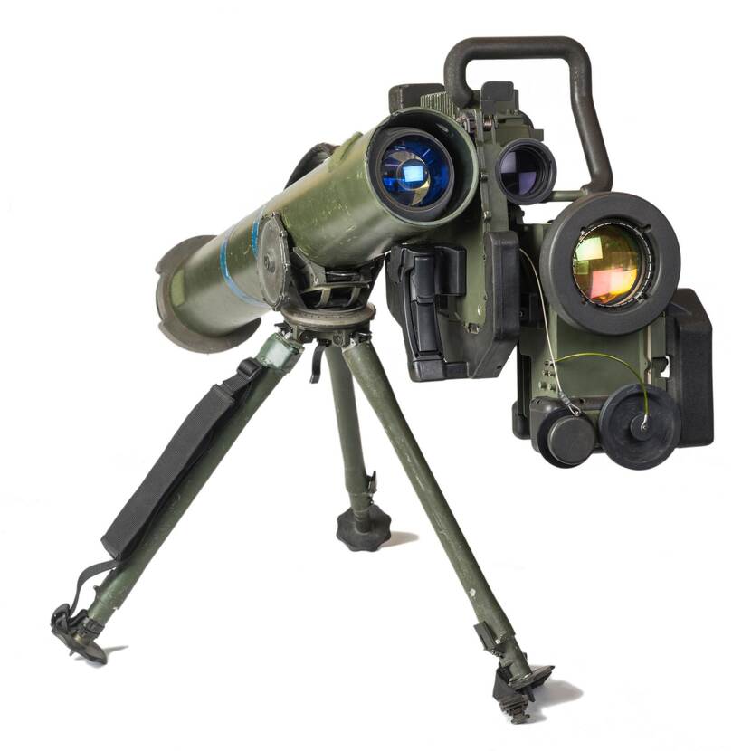Spike LR-antitank raketwapen met camera.