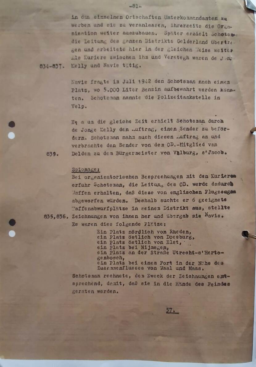 Een in Duits geschreven brief.