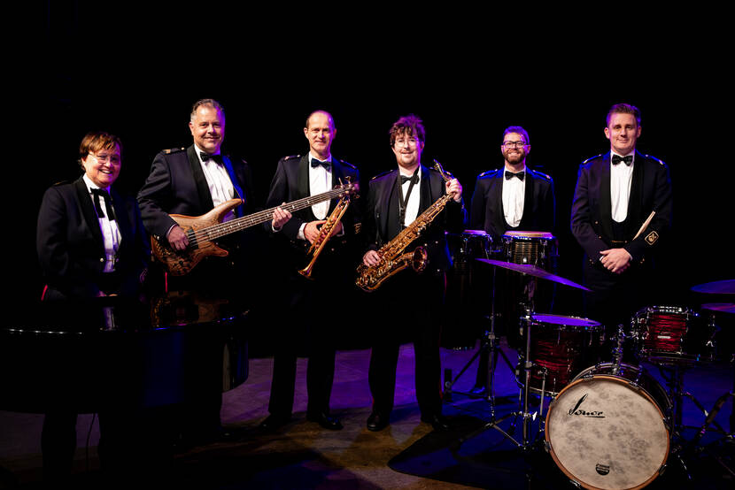 Combo van de Fanfare Bereden Wapens.