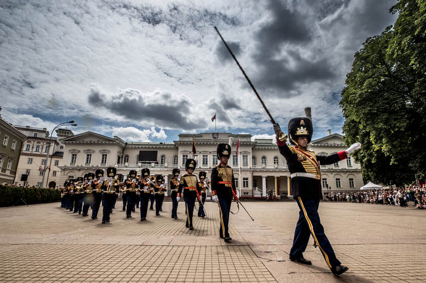 De KMK 'Johan Willem Friso' tijdens Prinsjesdag.