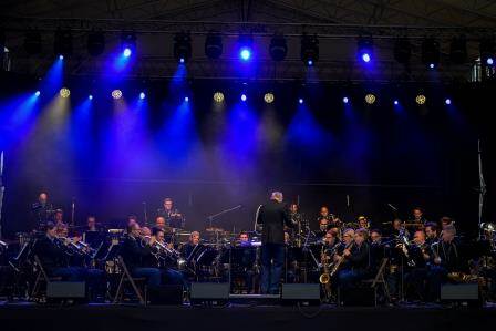 Optreden orkest Koninklijke Marechaussee.