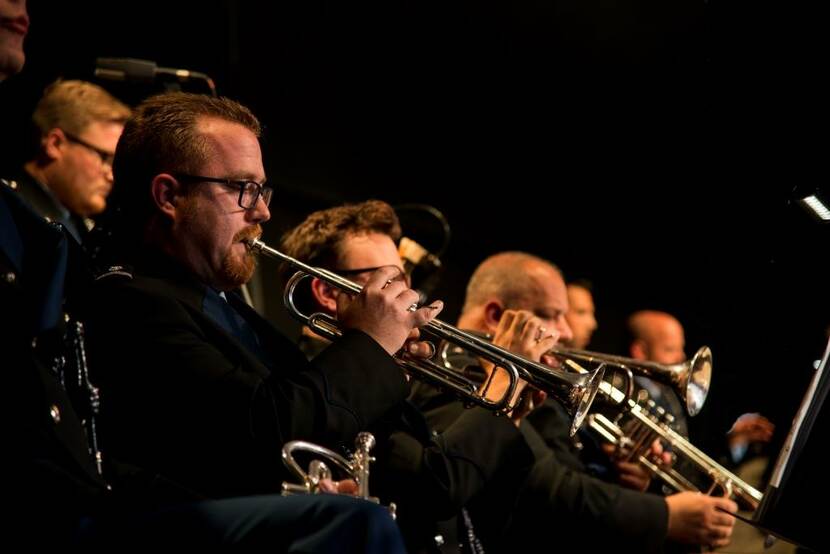 Blazers van het orkest koninklijke marechaussee.