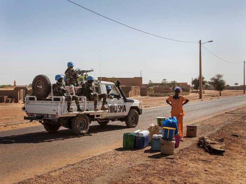 Straat in Mali.