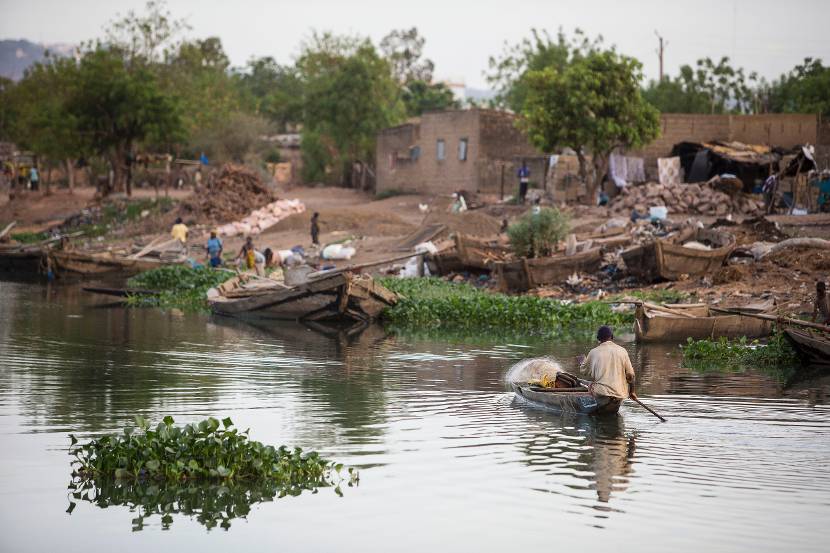 Woonwijk in Mali.