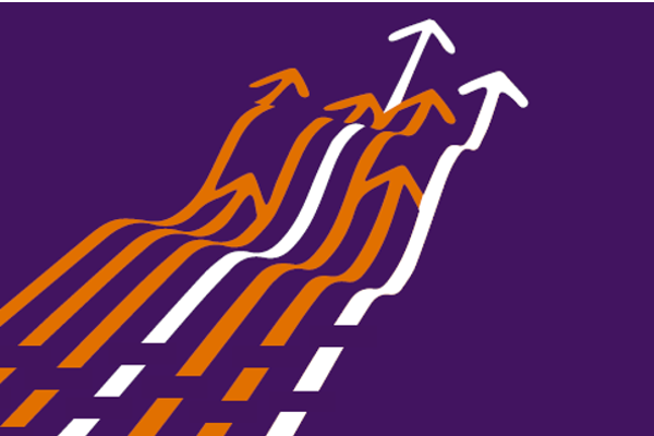 Grafische lijnen voorkant rapport Stand van Defensie.