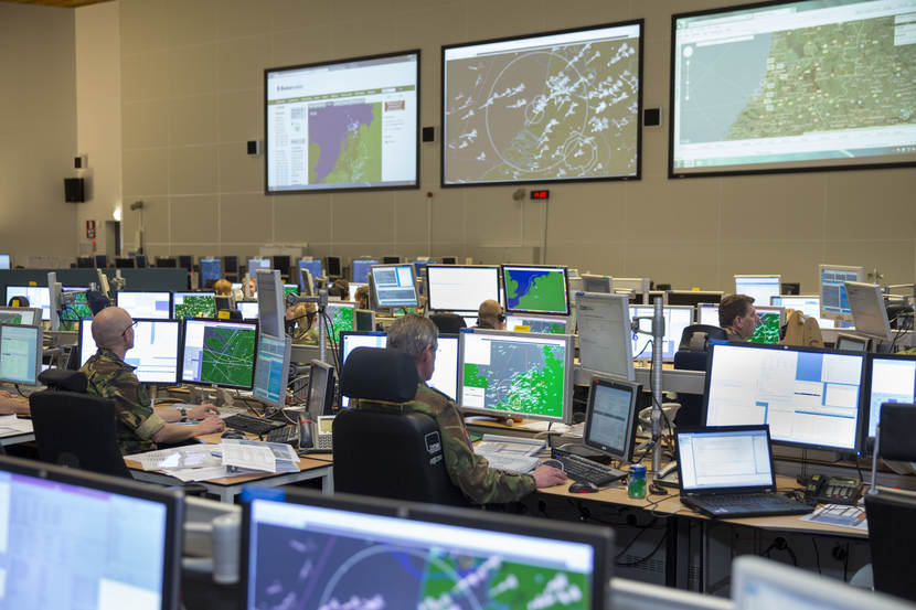 Het Air Operations Control Station Nieuw Milligen (AOCS NM).