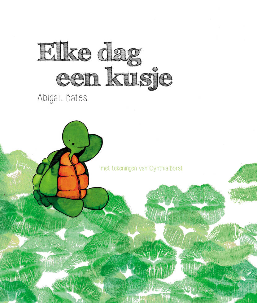 Cover thuisfrontboekje marechaussee, met de titel: Elke dag een kusje.