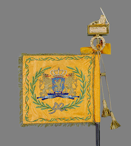 Vaandel Regiment Genietroepen achterkant.