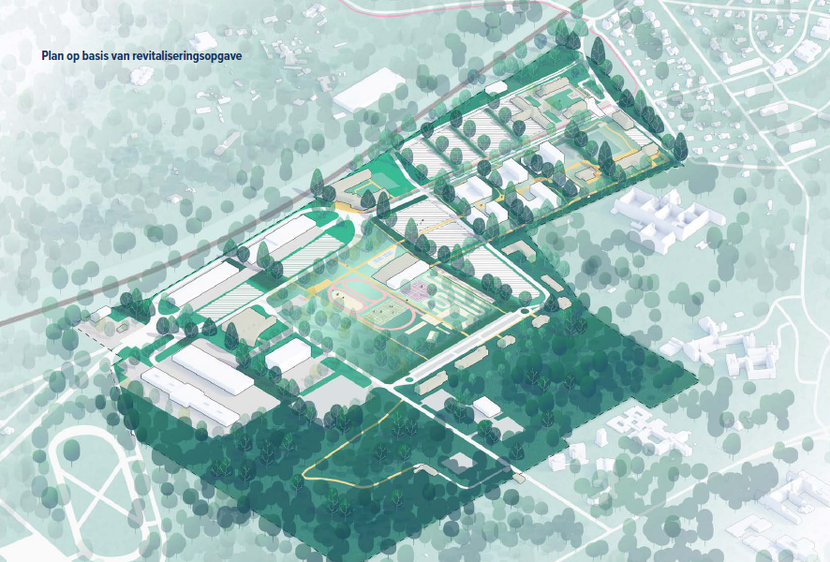 Illustratie Bernhardkazerne in 2039