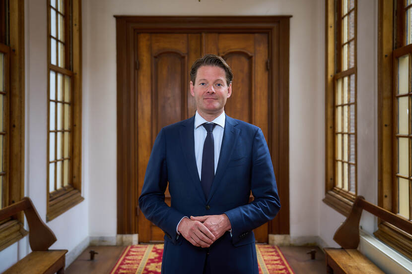 Secretaris-generaal Maarten Schurink.