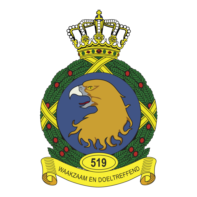 Afbeelding van het embleem 519 Squadron.