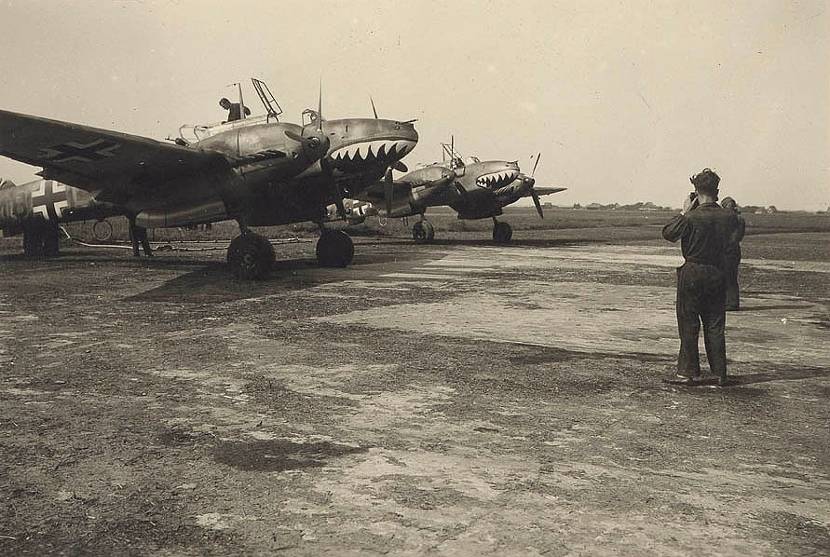 2 Messerschmitts op De Kooy, zomer 1941.