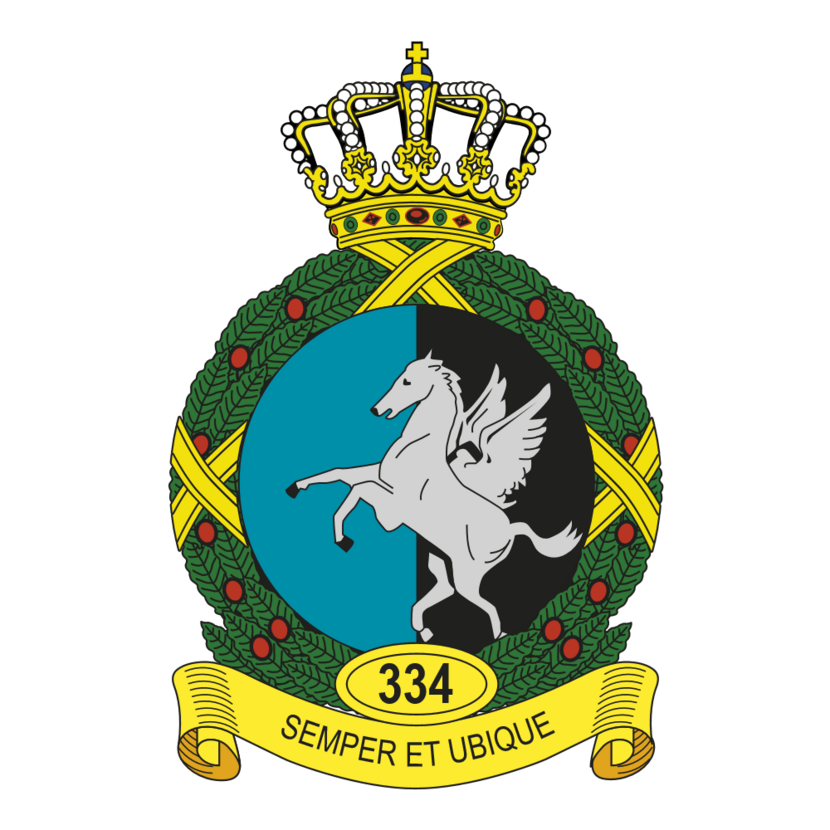 Afbeelding van het embleem 334 Squadron.
