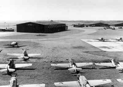 Vliegbasis Gilze-Rijen in 1953.