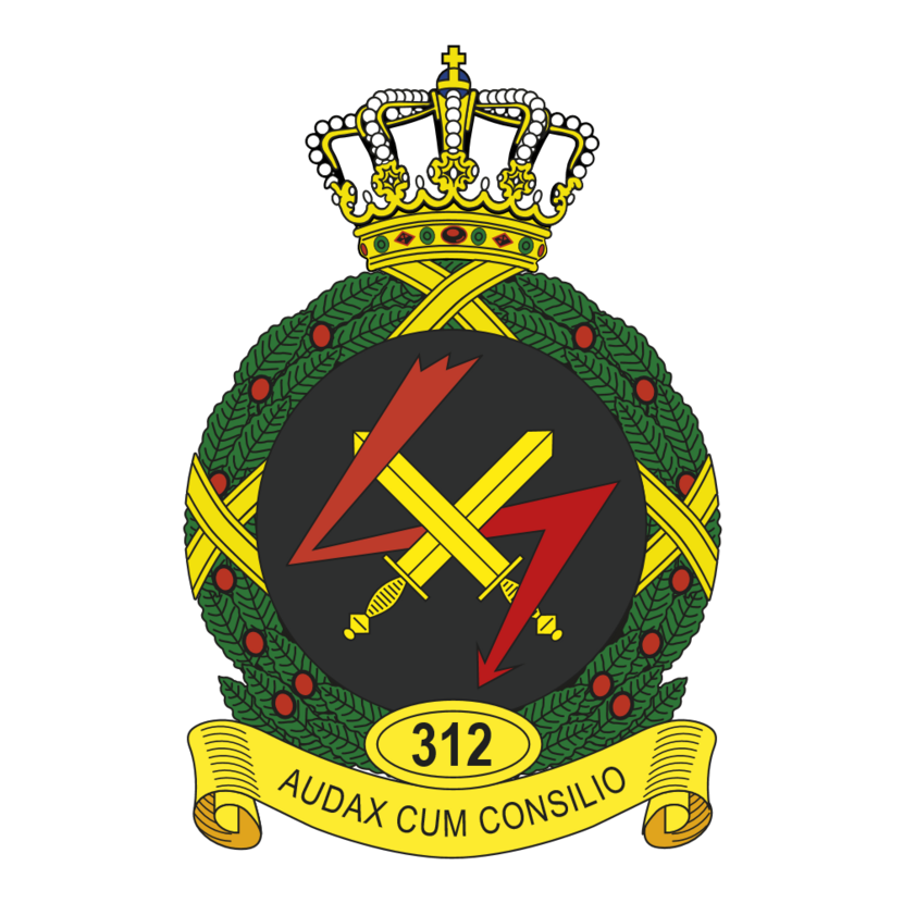 Afbeelding van het embleem 312 Squadron.