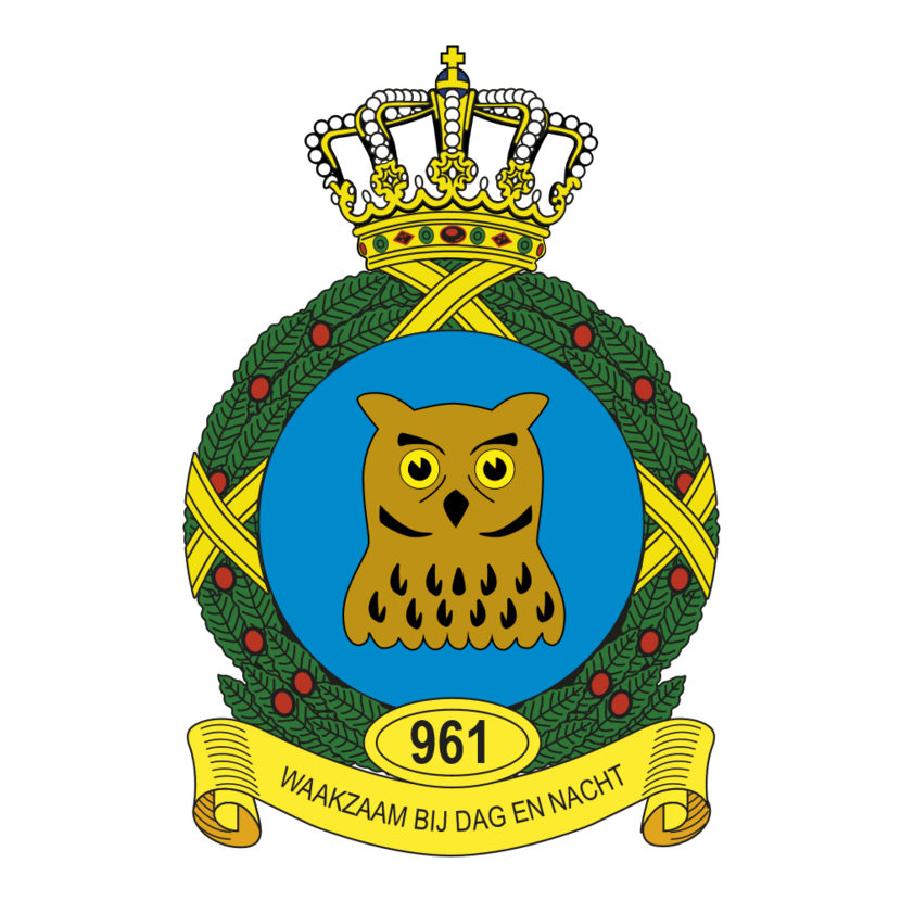 Afbeelding van het embleem 961 Squadron.