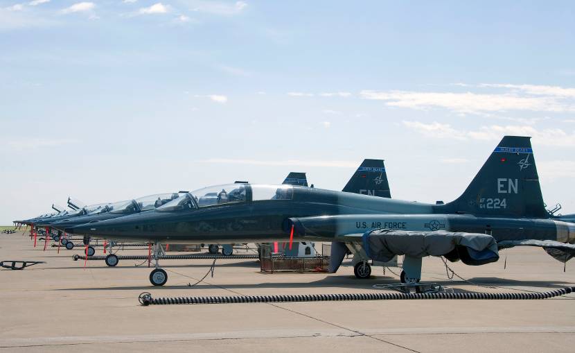 T-38C's op Sheppard Air Force Base.