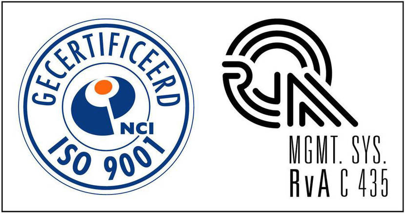 Logo ISO certificatie Hydrografie.